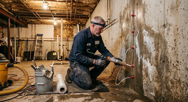 Basement Walls Waterproofing in Fort Wayne, IN