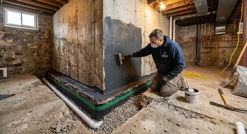 Leaking Basement Repair in Fredericksburg, VA
